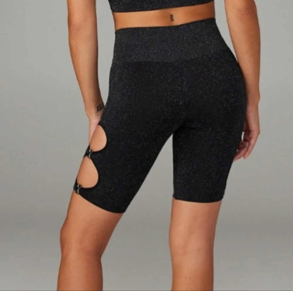 Savage X Fenty🩶Bawdy Double Knit Bike Shorts SIZE L - Picture 4 of 9